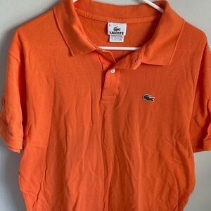 Lacoste Men's Polo in Bold Orange